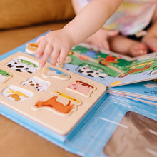 Load image into Gallery viewer, Melissa & Doug On The Farm Book & Puzzle Play Set