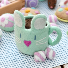 Load image into Gallery viewer, Tara Treasures Felt Hot Chocolate Mug (Assorted)