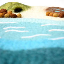 Load image into Gallery viewer, Tara Treasures Sea, Beach and Rock Pool Play Mat Playscape
