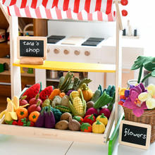 Load image into Gallery viewer, Tara Treasures Felt Vegetables & Fruits (Set A)