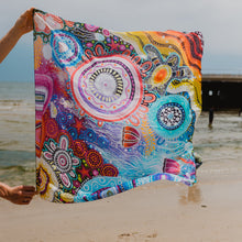 Load image into Gallery viewer, Play Silkies Indigenous ‘Wani-Wani Watina’ Print Silk