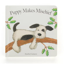 Load image into Gallery viewer, Jellycat Puppy Makes Mischief Book