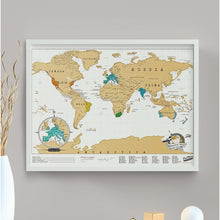 Load image into Gallery viewer, Luckies Scratch Map Travel Edition