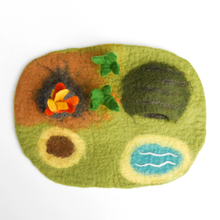 Load image into Gallery viewer, Tara Treasures Dinosaur Land Play Mat Playscape