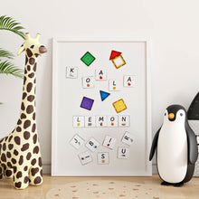 Load image into Gallery viewer, Learn & Grow Magnetic Tile Topper: 40pc Alphabet Upper Case Pack