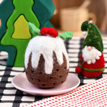 Load image into Gallery viewer, Tara Treasures Felt Christmas Pudding (Tall)