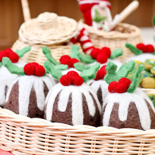 Load image into Gallery viewer, Tara Treasures Felt Christmas Pudding (Tall)