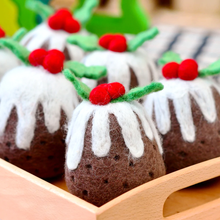 Load image into Gallery viewer, Tara Treasures Felt Christmas Pudding (Tall)