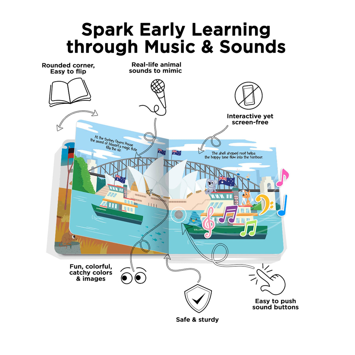 Ditty Bird Sounds of Australia Board Book (Rechargeable)