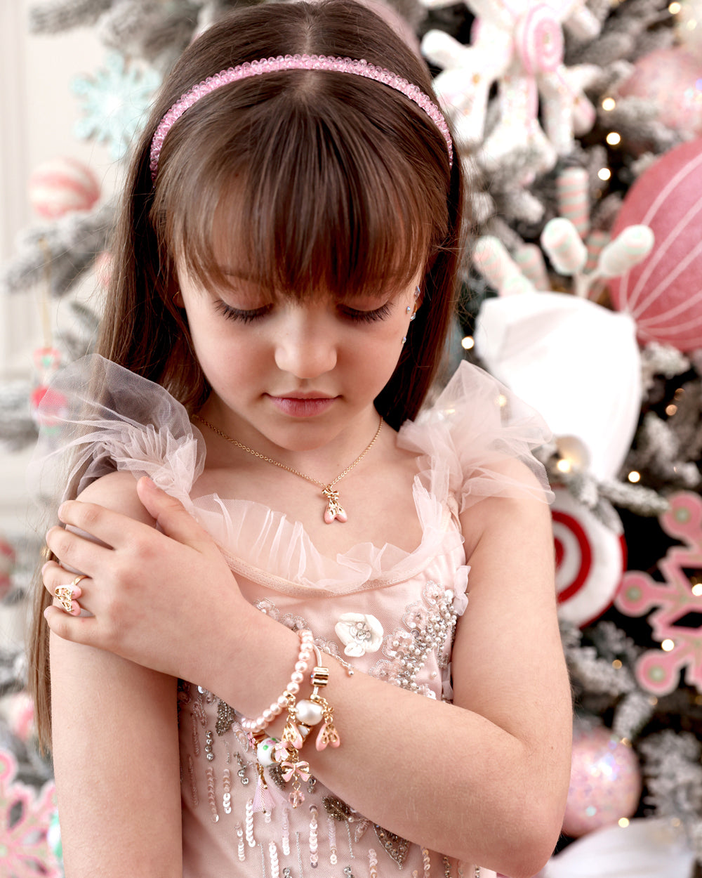 Lauren Hinkley Ballet Slippers Pearl Bracelet