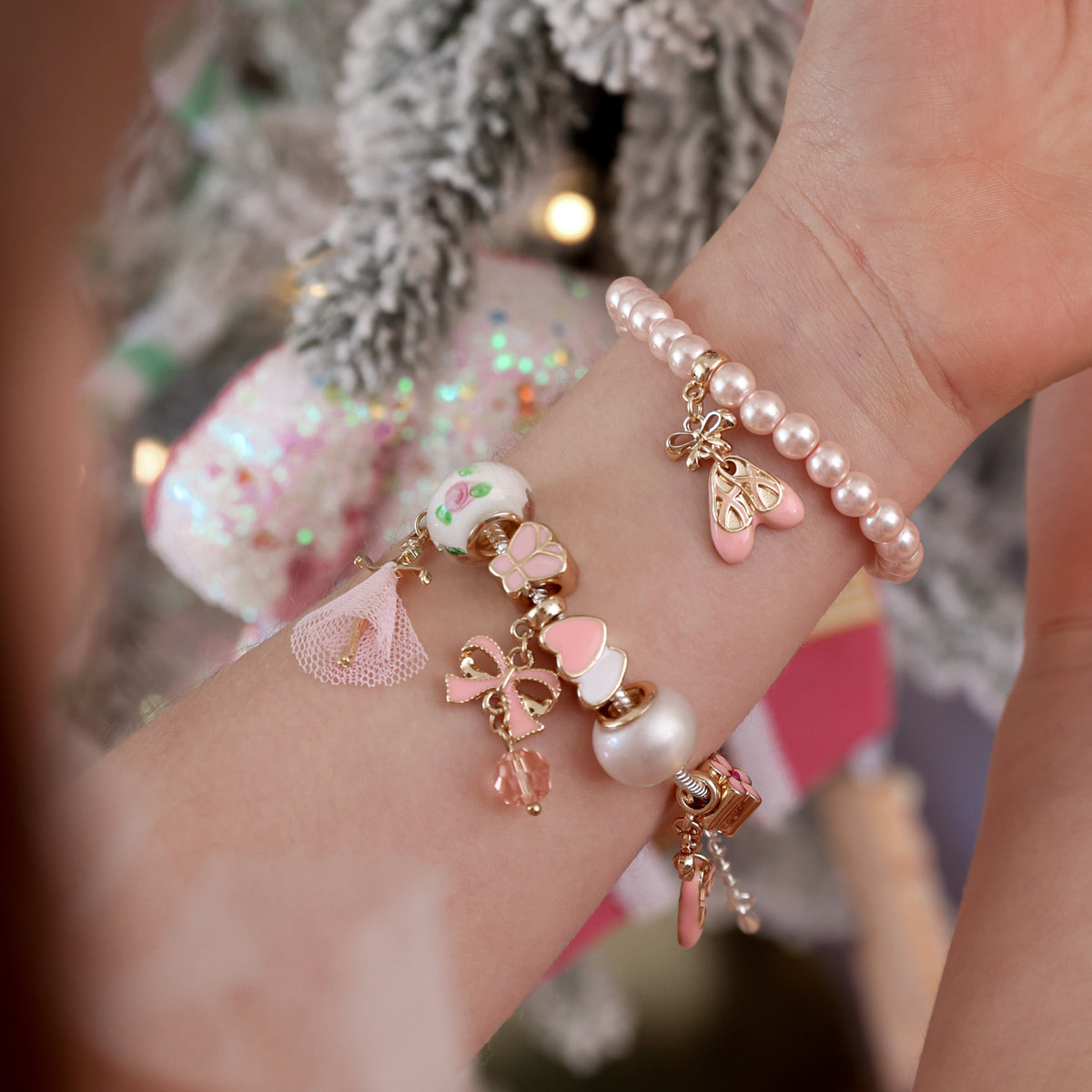 Lauren Hinkley Ballet Slippers Pearl Bracelet