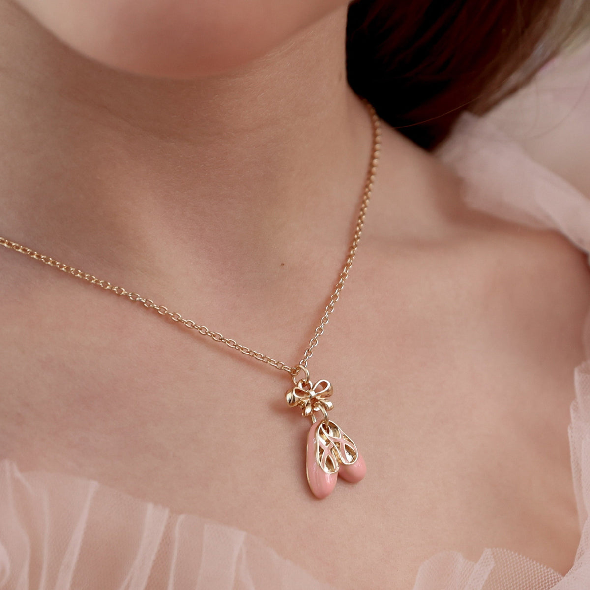 Lauren Hinkley Ballet Slippers Necklace