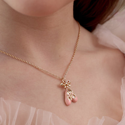 Lauren Hinkley Ballet Slippers Necklace