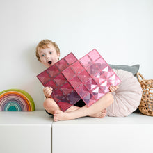Load image into Gallery viewer, Connetix Pastel 2pc Pink &amp; Berry Base Plate Pack
