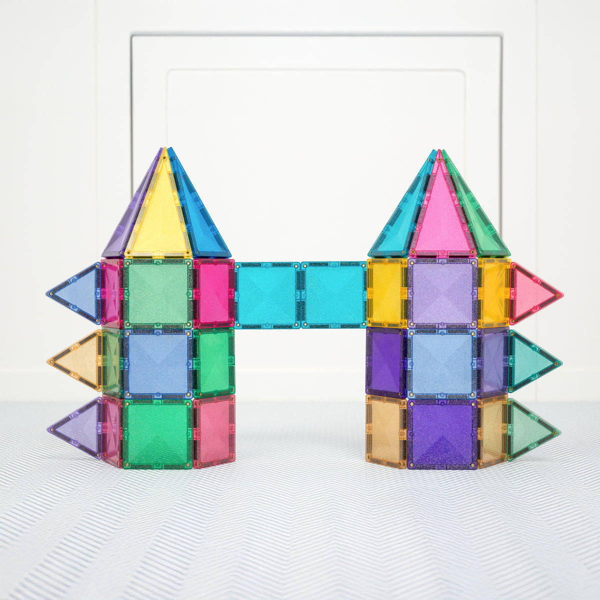 Connetix 48pc Glitter Castle Pack