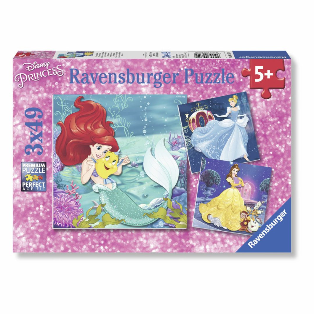 Ravensburger  3x49pc Disney Princesses Adventure Puzzle