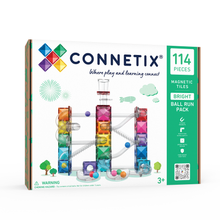 Load image into Gallery viewer, Connetix Bright 114pc Ball Run Pack
