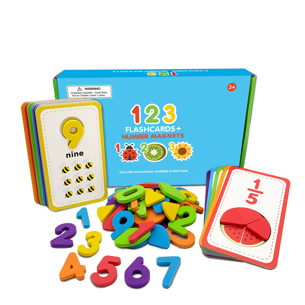 Curious Columbus Flash Cards & 123 Magnetic Numbers