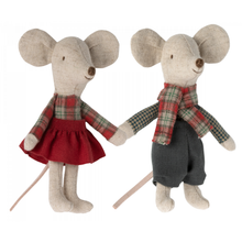 Load image into Gallery viewer, Maileg Winter Mice Twins Brother &amp; Sister
