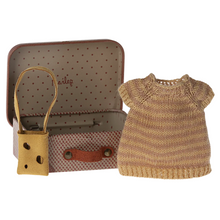Load image into Gallery viewer, Maileg Knitted Dress and Bag in Suitcase *** PRE-ORDER June ***
