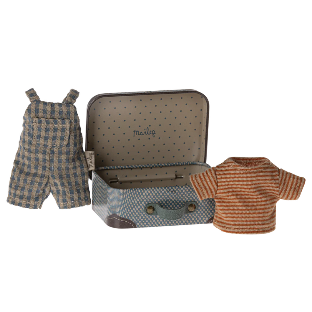 Maileg Overalls and Shirt in Suitcase *** PRE-ORDER June ***