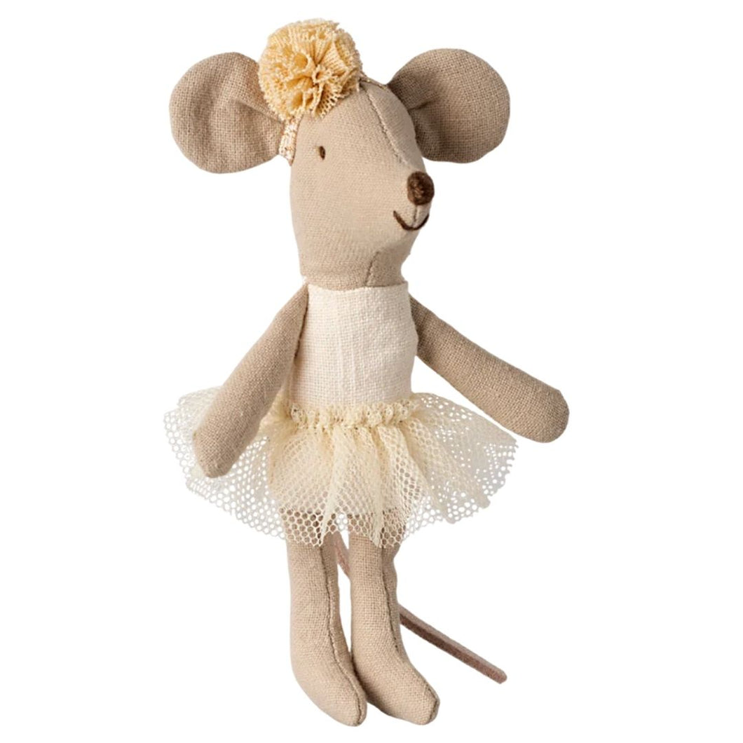 Maileg Ballerina Mouse Little Sister off-white