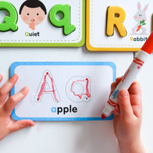 Load image into Gallery viewer, Curious Columbus Flash Cards &amp; ABC Magnetic Letters
