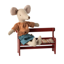 Load image into Gallery viewer, Maileg Bench Mouse (Assorted) ** PRE-ORDER December **
