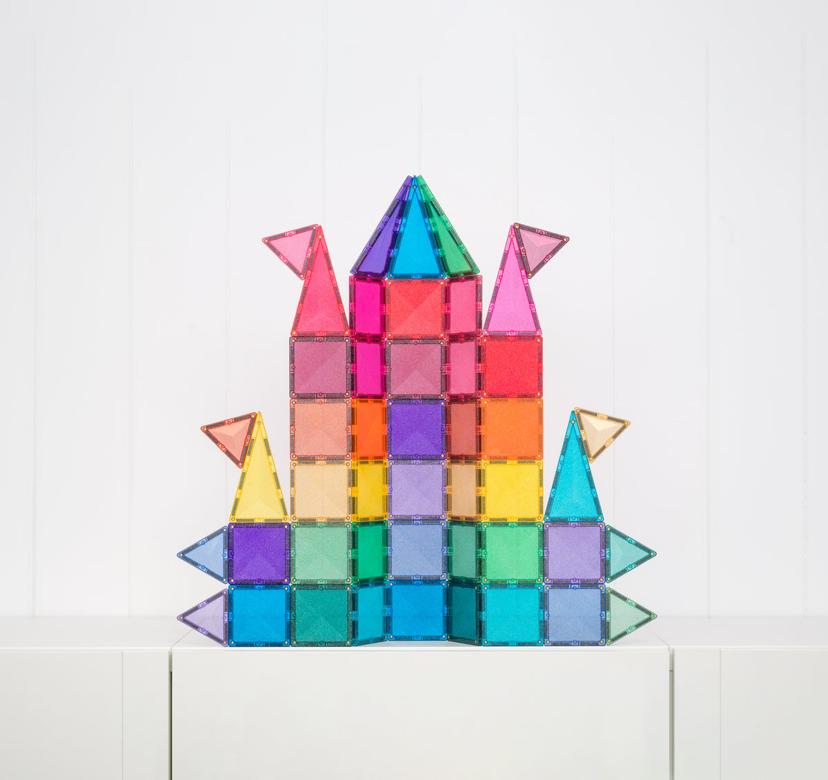 Connetix 48pc Glitter Castle Pack