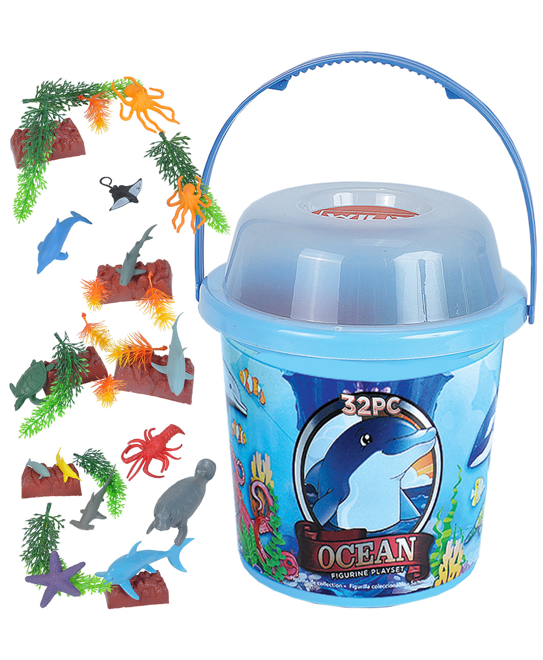 Wild Republic Ocean Bucket Playset