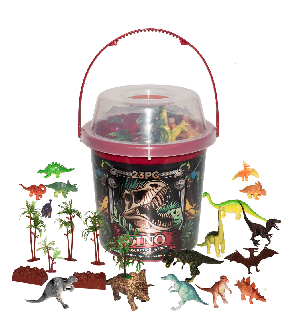 Wild Republic Dinosaur Bucket Playset