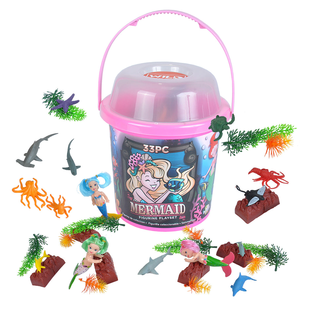 Wild Republic Mermaid Bucket Playset