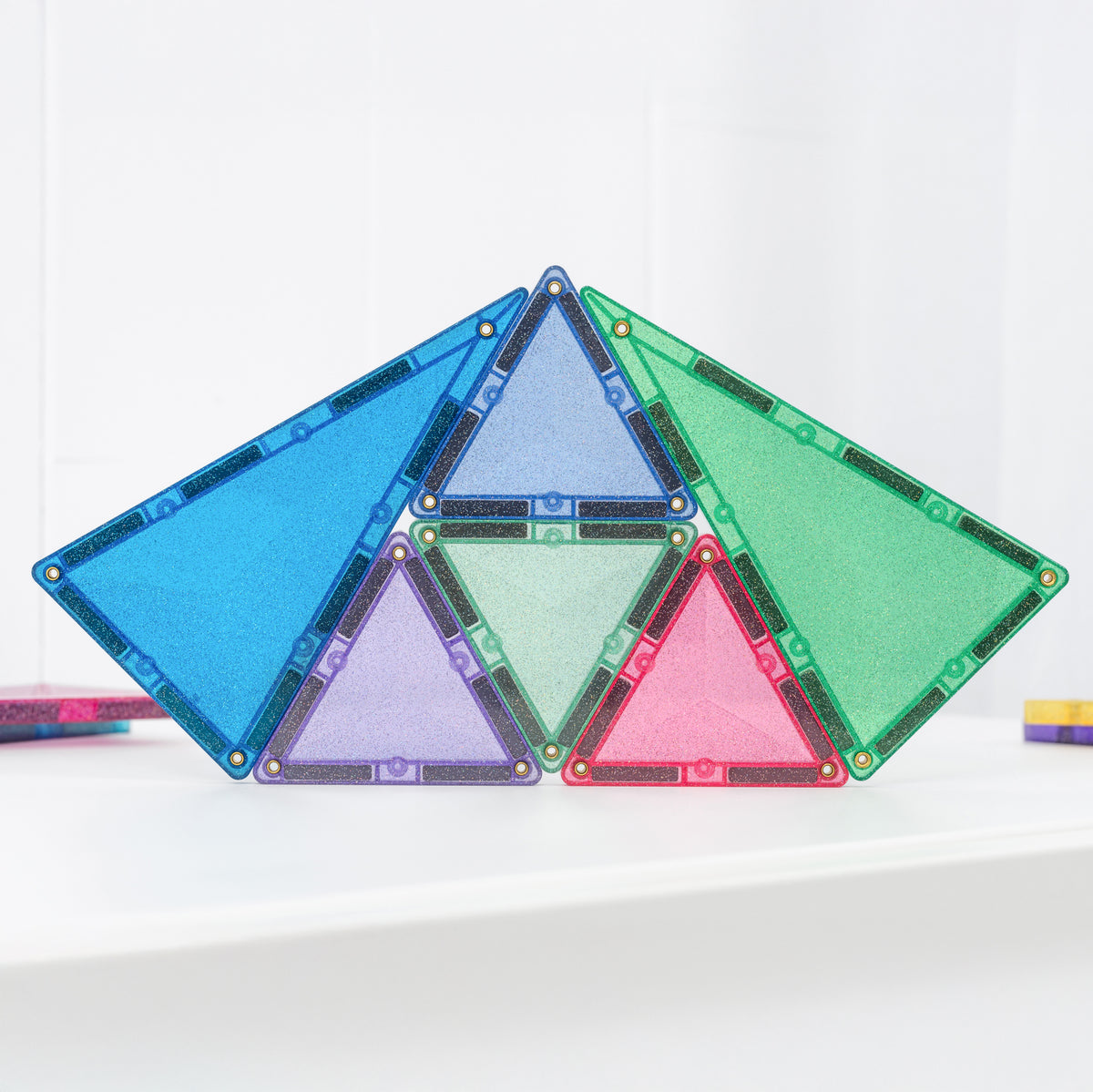 Connetix 48pc Glitter Castle Pack