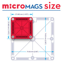 Load image into Gallery viewer, Magna Tiles 56pc MicroMAGS - Learn Letters
