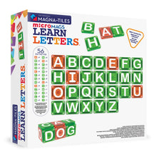 Load image into Gallery viewer, Magna Tiles 56pc MicroMAGS - Learn Letters
