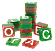 Load image into Gallery viewer, Magna Tiles 56pc MicroMAGS - Learn Letters
