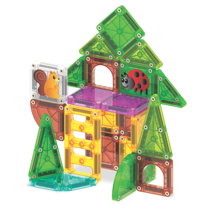 Magna Tiles 24pc microMAGS - Tree House Travel Set