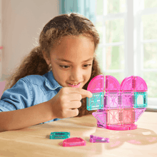 Load image into Gallery viewer, Magna Tiles 24pc microMAGS - Heart To Heart Travel Set
