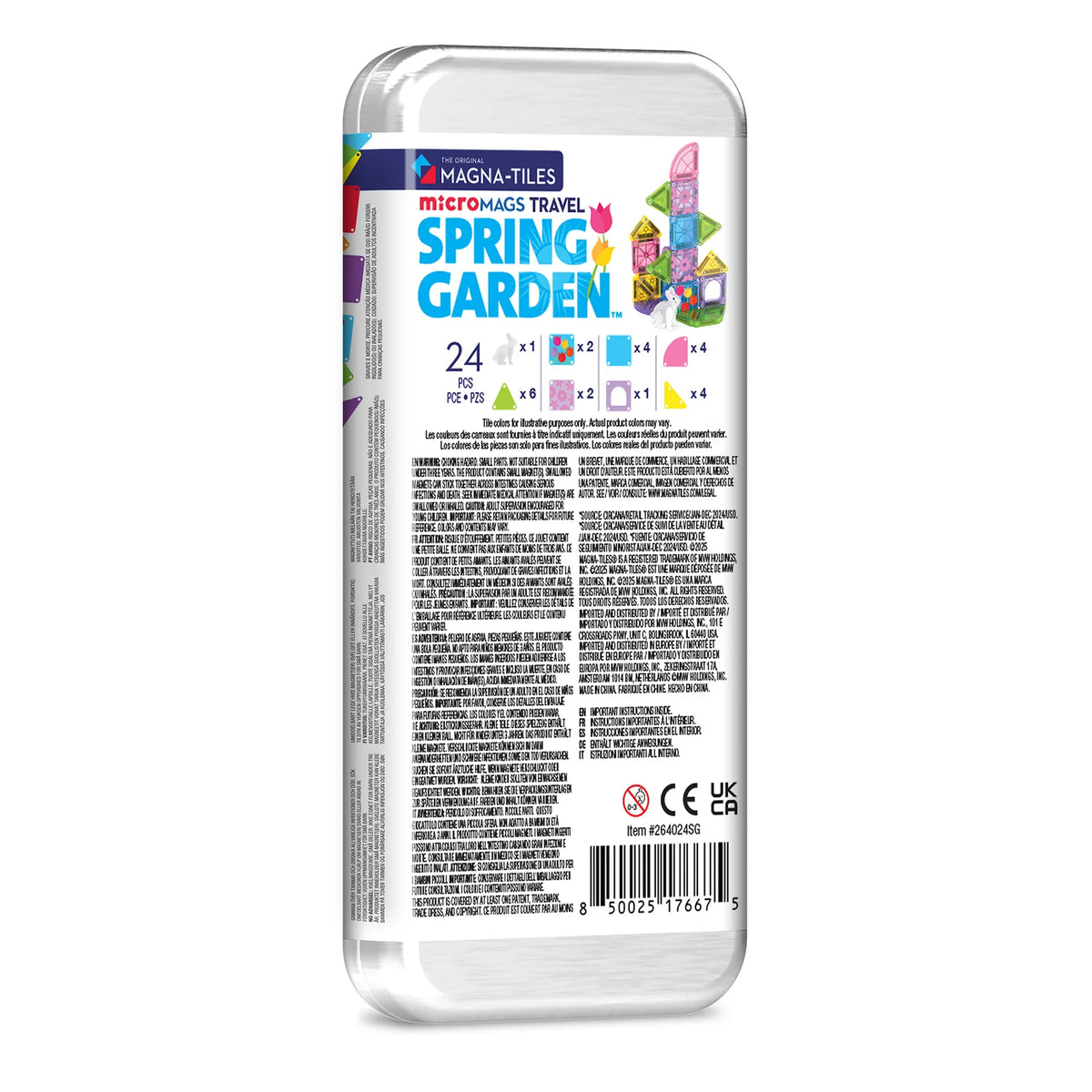 Magna Tiles 24pc Travel Spring Garden