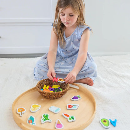 Curious Columbus Magnetic Foods & Letters