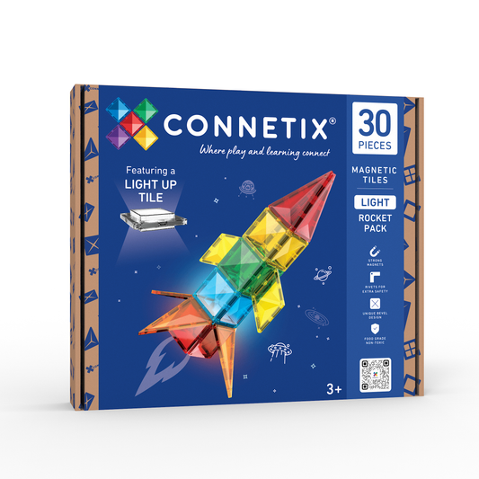 Connetix 30pc Light Rocket Pack