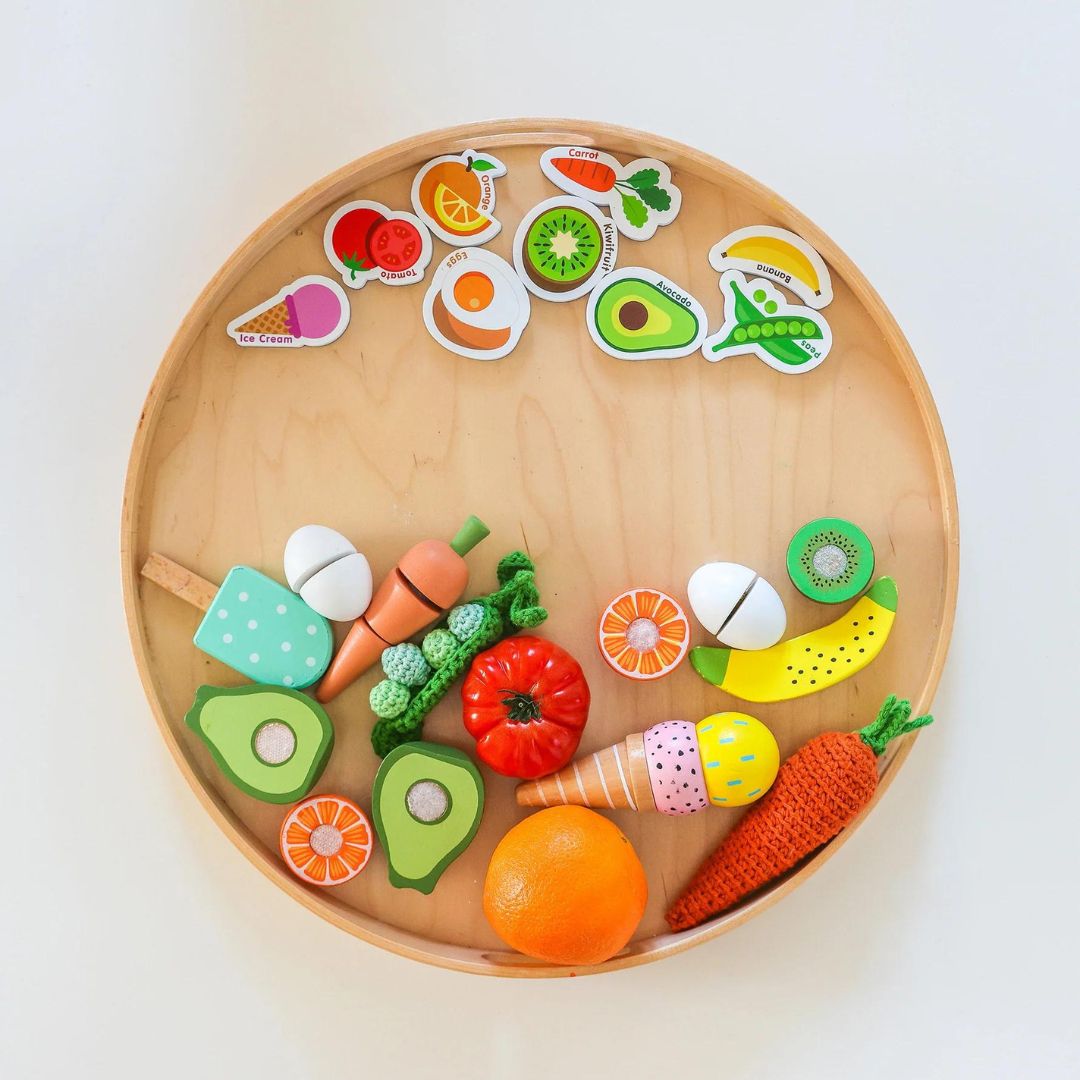 Curious Columbus Magnetic Foods & Letters