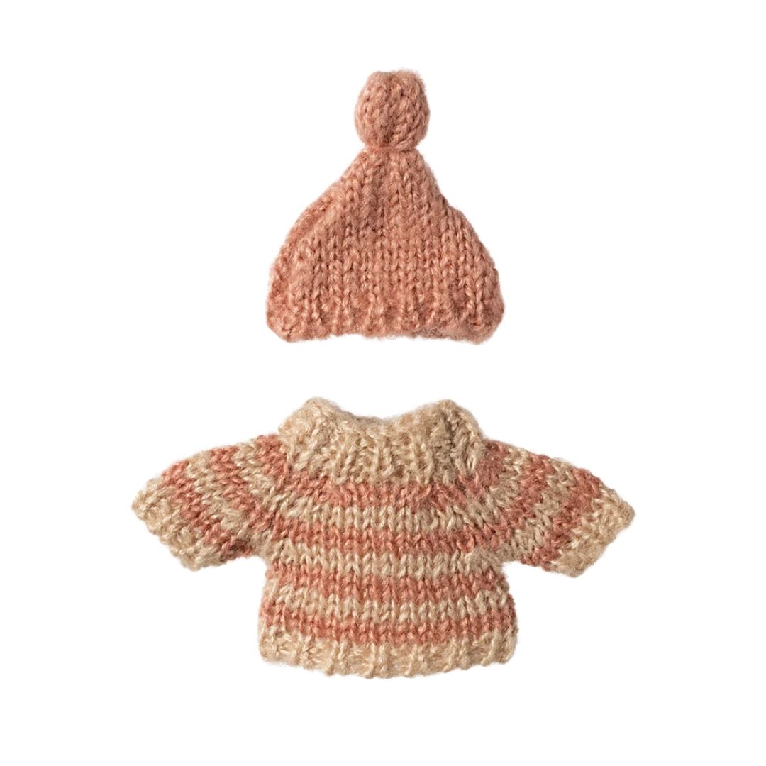 Maileg Knitted Sweater and Hat (Assorted)