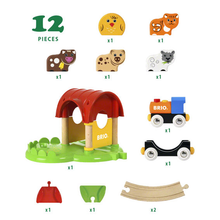 Load image into Gallery viewer, BRIO My First 12pc Farm Set
