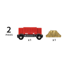 Load image into Gallery viewer, BRIO Vehicle Gold Load Cargo Wagon
