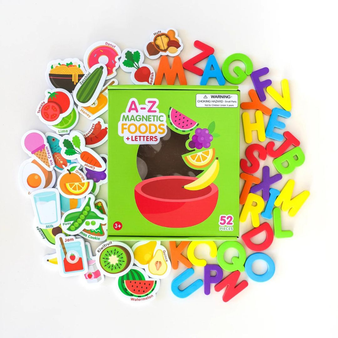 Curious Columbus Magnetic Foods & Letters