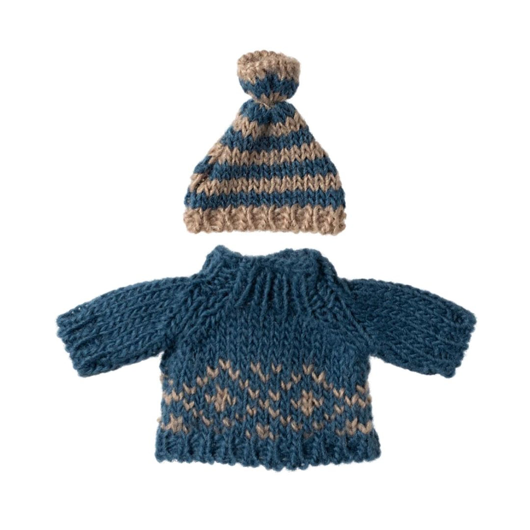 Maileg Knitted Sweater and Hat (Assorted)