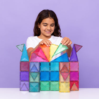 Connetix 48pc Glitter Castle Pack
