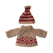 Load image into Gallery viewer, Maileg Knitted Sweater and Hat (Assorted) ** PRE-ORDER December **
