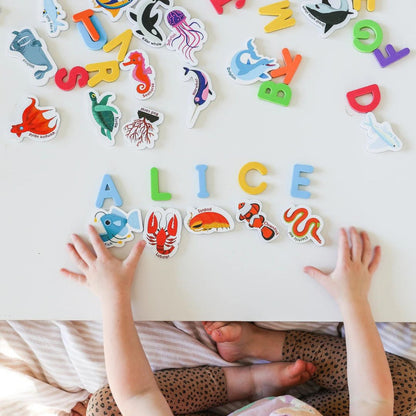 Curious Columbus Magnetic Sea Creatures & Letters